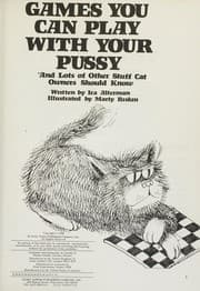 Tapa de Games you can play with your pussy ; and lots of other stuff cat owners should know