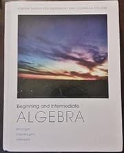Tapa de Beginning and Intermediate Algebra