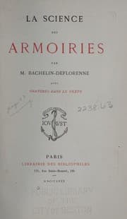 Tapa de La science des armoiries