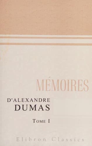 Tapa de Mémoires d'Alexandre Dumas