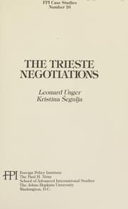 Tapa de The Trieste negotiations