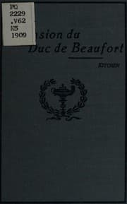 Tapa de L' évasion du duc de Beaufort
