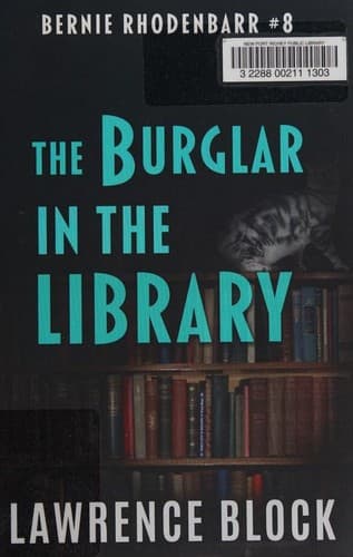 Tapa de The burglar in the library