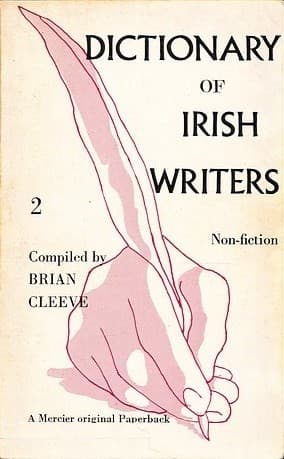 Tapa de Dictionary of irish writers