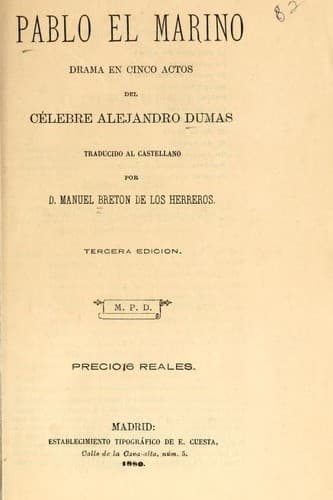 Tapa de Pablo el marino