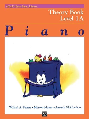 Tapa de Alfred's Basic Piano Library Theory, Bk 1A