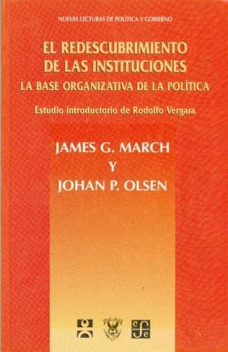 Tapa de El redescubrimiento de las instituciones