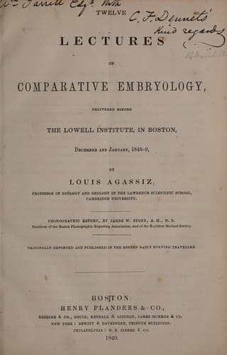 Tapa de Twelve lectures on comparative embryology