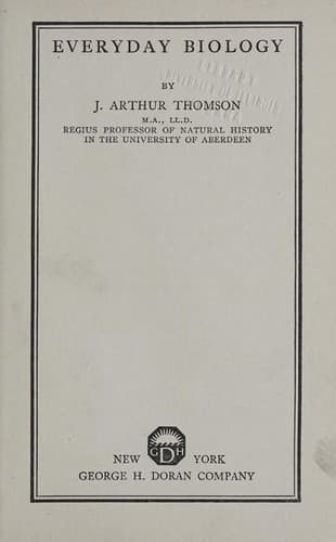 Tapa de Everyday biology
