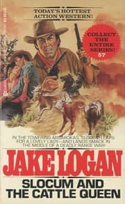 Tapa de Slocum and the Cattle Queen (Slocum Series #57)