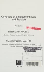 Tapa de Contracts of employment