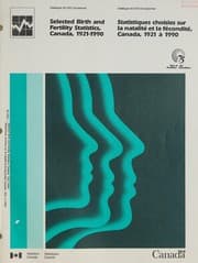 Tapa de Selected birth and fertility statistics, Canada, 1921-1990