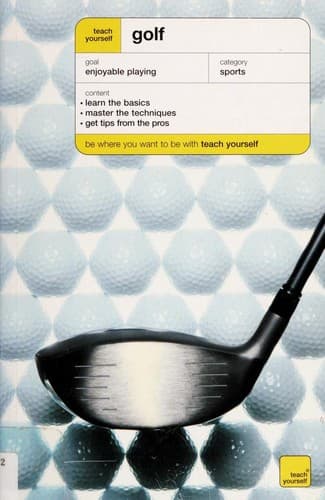 Tapa de Teach Yourself Golf
