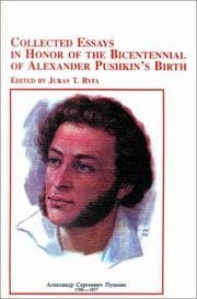 Tapa de Collected essays in honor of the bicentennial of Alexander Pushkin's birth
