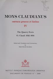 Tapa de Mons Claudianus