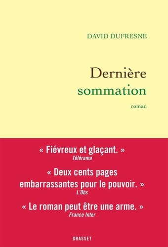Tapa de Dernière sommation