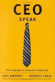 Tapa de CEO-speak