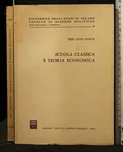 Tapa de Scuola classica e teoria economica