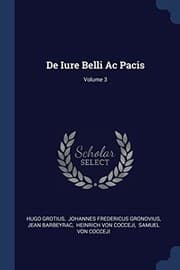 Tapa de De Iure Belli Ac Pacis; Volume 3