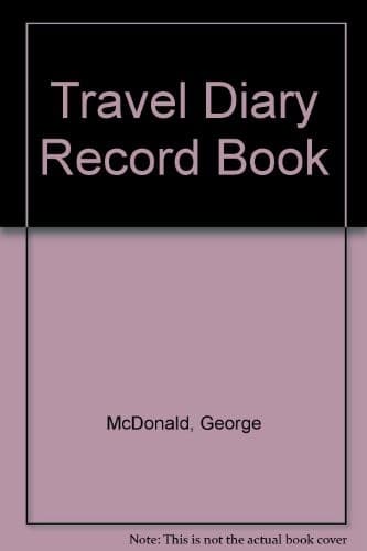 Tapa de Travel Diary and Record Book