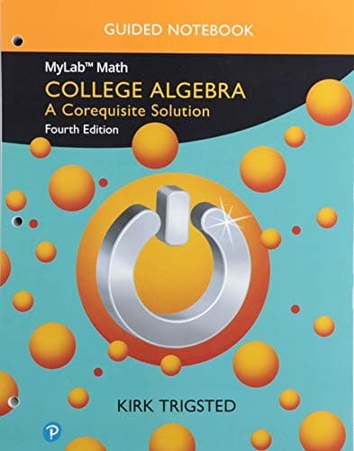 Tapa de Guided Notebook for College Algebra