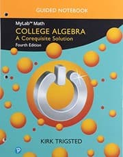 Tapa de Guided Notebook for College Algebra