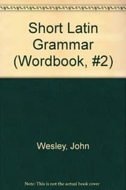 Tapa de A short Latin grammar