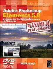 Tapa de Adobe Photoshop Elements 5.0 Maximum Performance
