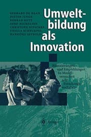 Tapa de Umweltbildung Als Innovation