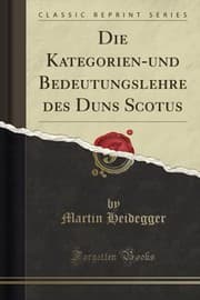Tapa de Die Kategorien-Und Bedeutungslehre des Duns Scotus (Classic Reprint)