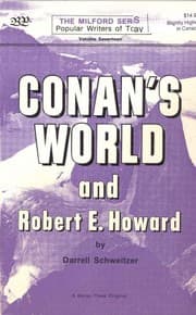 Tapa de Conan's world and Robert E. Howard