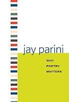 Tapa de Why poetry matters