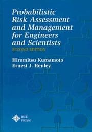 Tapa de Probabilistic risk assessment and management for engineers and scientists