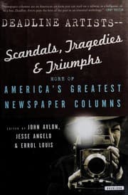 Tapa de Deadline Artists -- scandals, tragedies, and triumphs