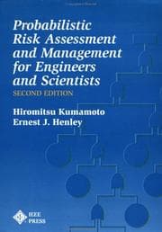 Tapa de Probablistic Risk Assessment and Management for Engineers and Scientists