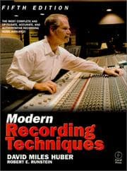 Tapa de Modern recording techniques