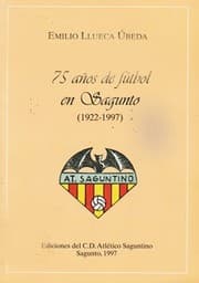 Tapa de 75 años de fútbol en Sagunto (1922-1997)