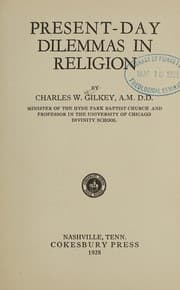 Tapa de Present-day dilemmas in religion