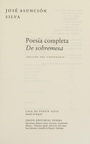 Tapa de Poesía completa