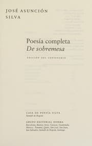 Tapa de Poesía completa