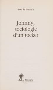Tapa de Johnny, sociologie d'un rocker