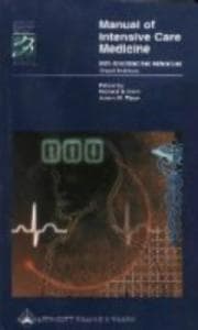Tapa de Manual of intensive care medicine