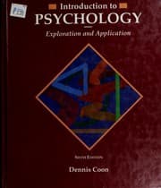 Tapa de Introduction to psychology