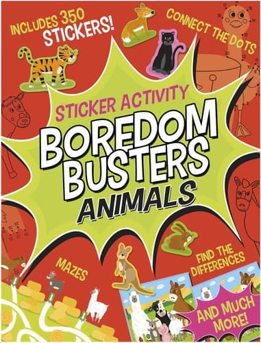 Tapa de Boredom Busters : Animals Sticker Activity