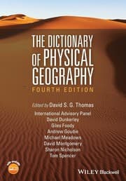Tapa de The dictionary of physical geography