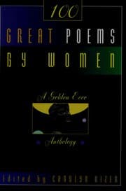 Tapa de 100 Great Poems by Women