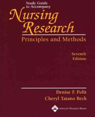 Tapa de Study guide to accompany Nursing research