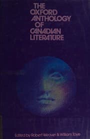 Tapa de The Oxford anthology of Canadian literature