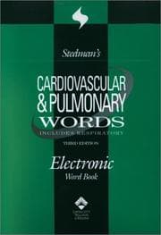 Tapa de Stedman's Cardiovascular & Pulmonary Words