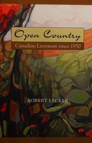 Tapa de Canadian literature since 1950